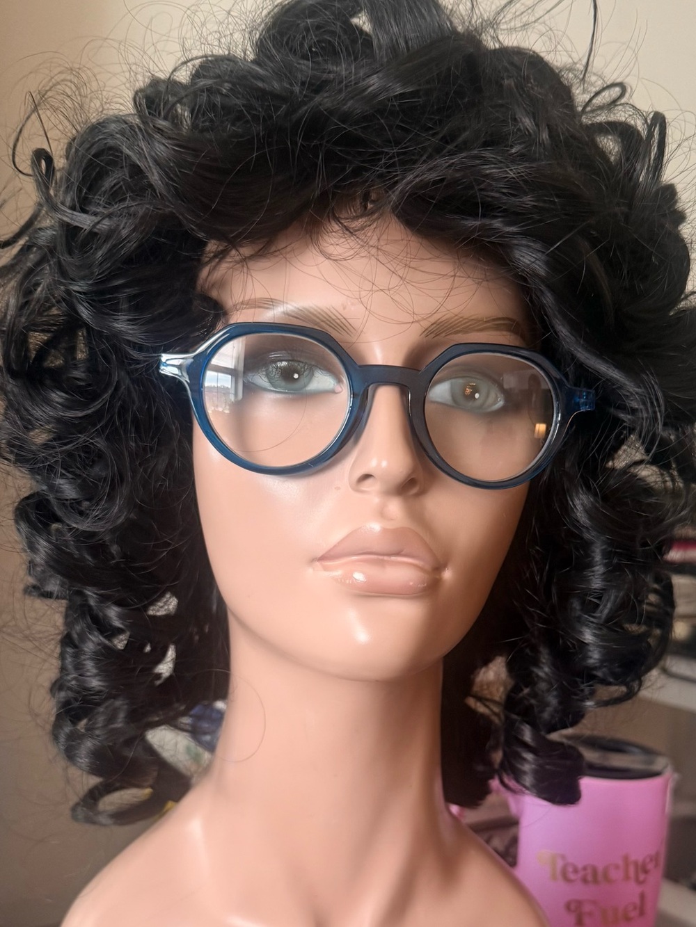 Men's 2.50+ Blue Round Frame Reading Glasses